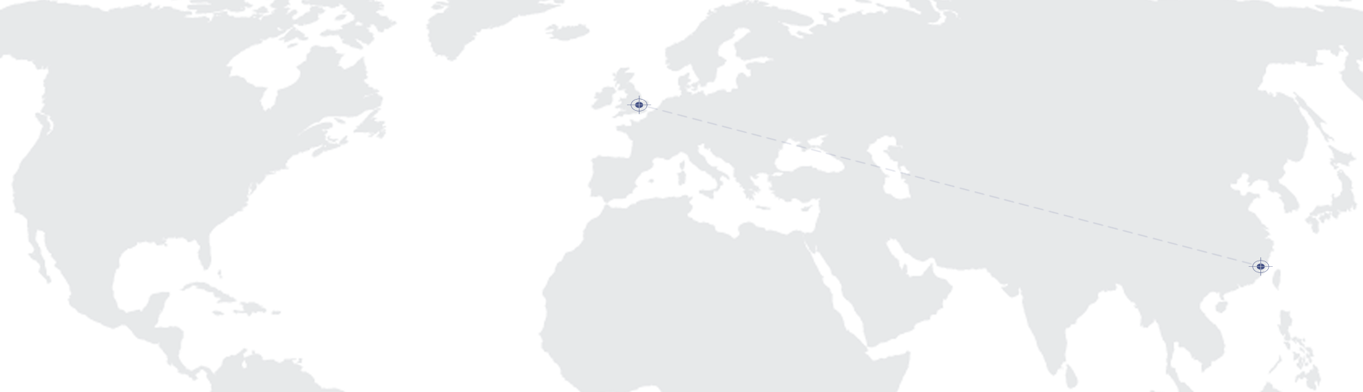 Brand Elite - UK to China - Location Map Banner