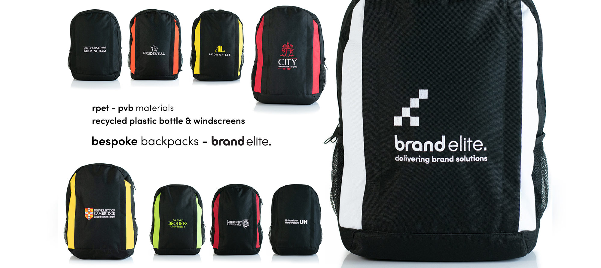 Brand Elite - Welcome Banner 13 - Bespoke Backpacks
